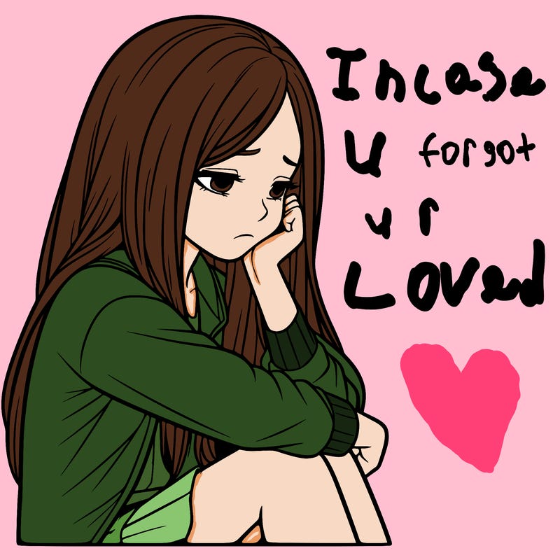 a realistic girl with depression