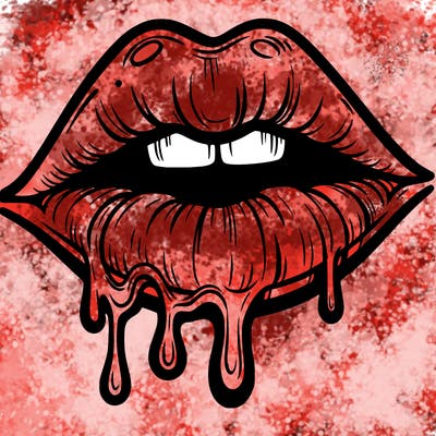 lips that look realistic and drip
