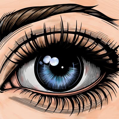realistic eye