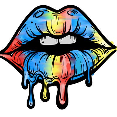 lips that look realistic and drip