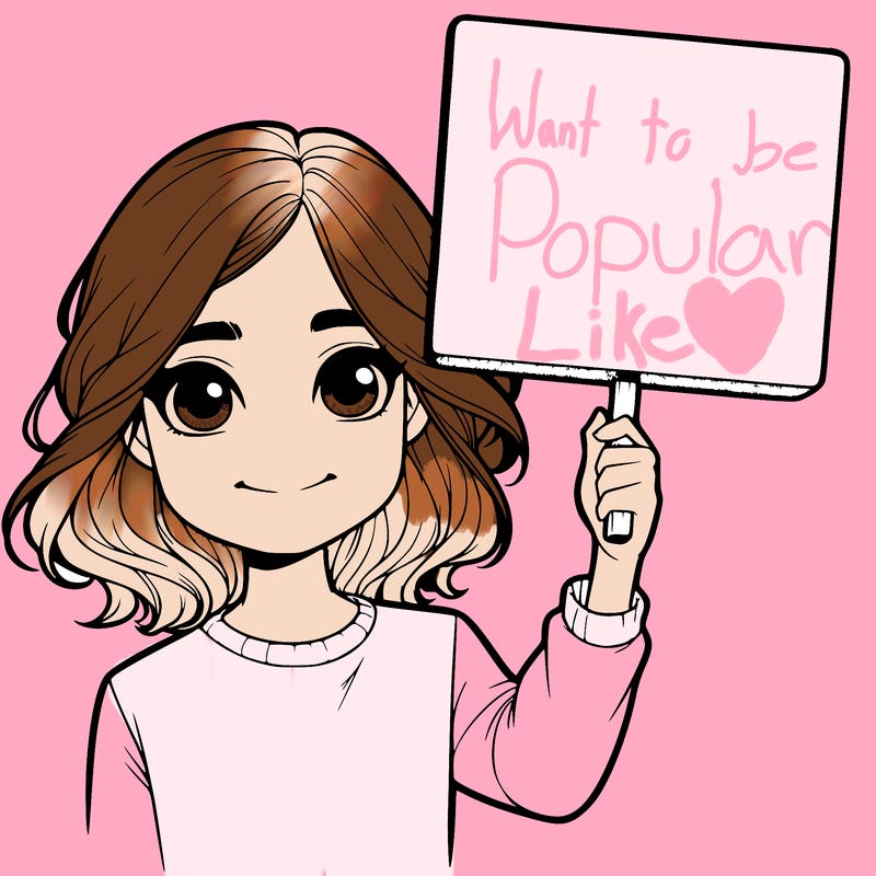 realistic girl holding up a sign