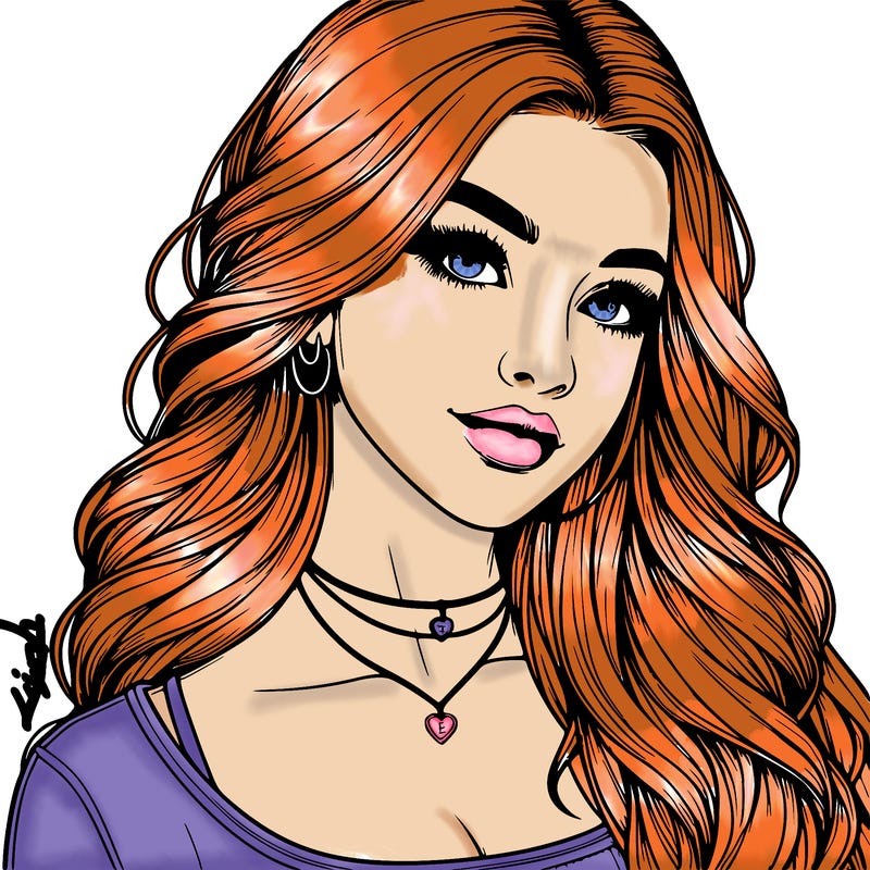 detailed realistic girl