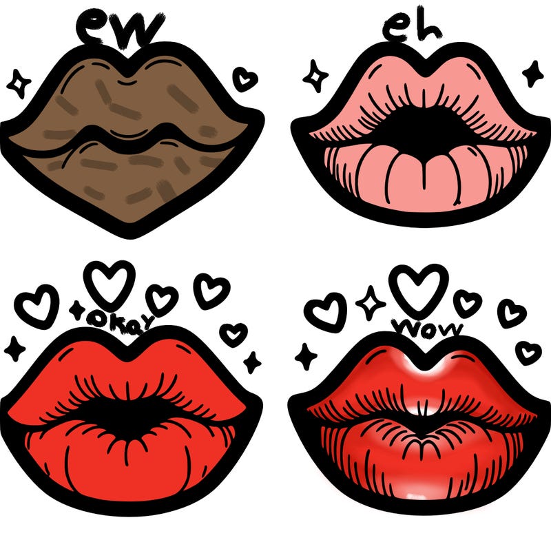 valentines lips
