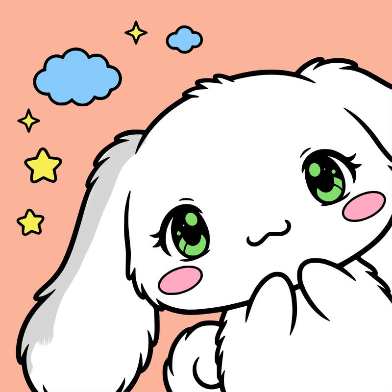 anime cinnamoroll cute fluffy