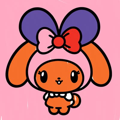 my melody from hello kitty
