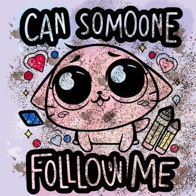 can someone please follow me?