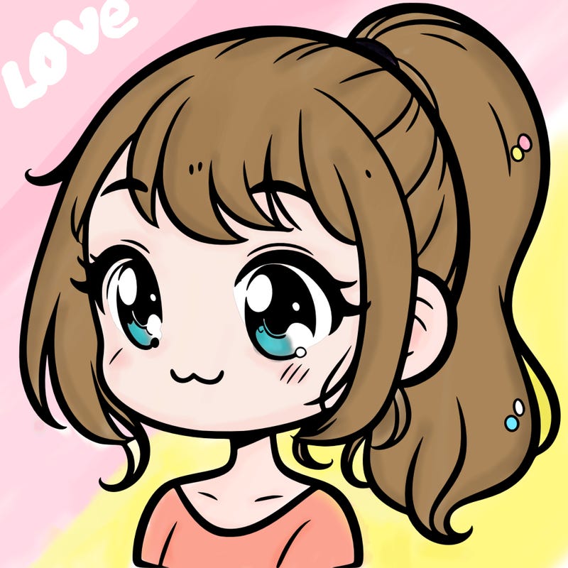 a cute girl with a ponytail