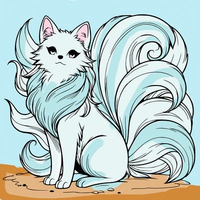 ninetails realistic