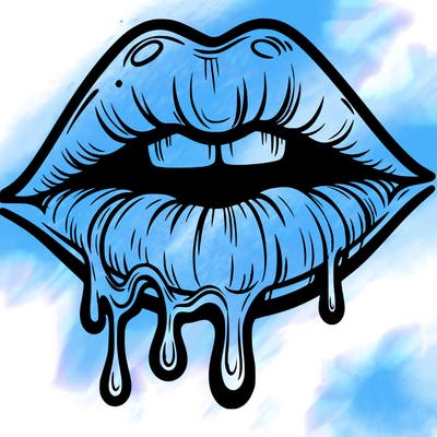 lips that look realistic and drip