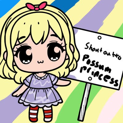 a cute girl with a sign