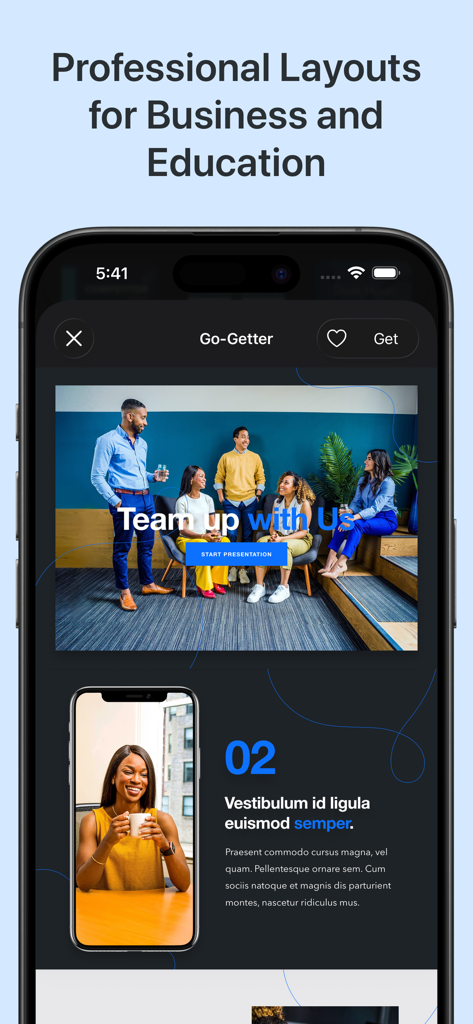 Toolbox for Keynote: Templates - Layouts profissionais de negócios e educação em apresentações no aplicativo Toolbox for Keynote