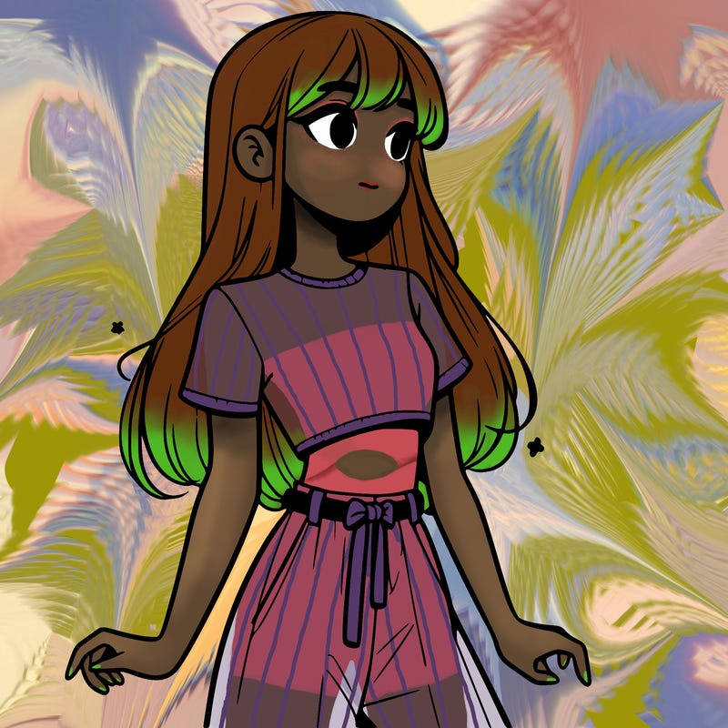 girl in a cute crop top