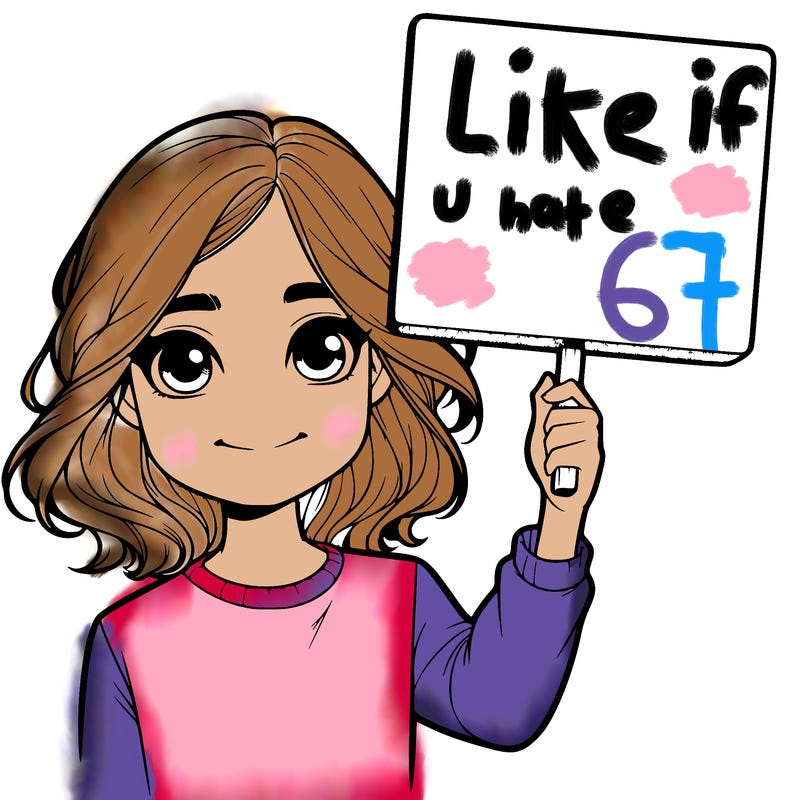 realistic girl holding up a sign