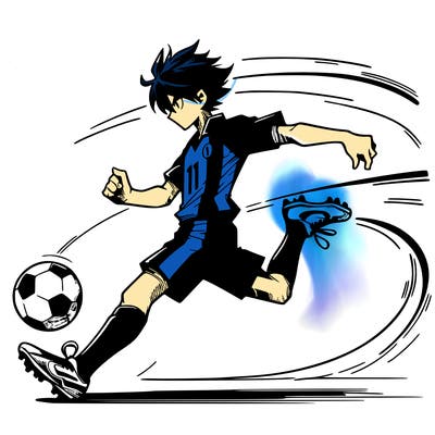 manga soccer player blue lock
