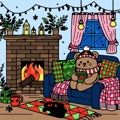 cozy coloring