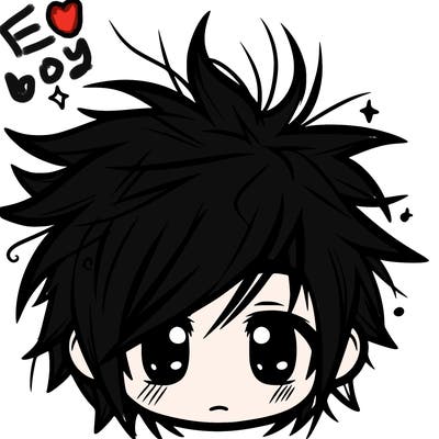 messy hair sharp eyes