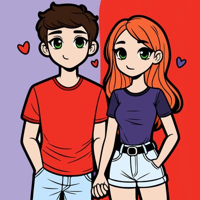 boyfriend and girlfriend