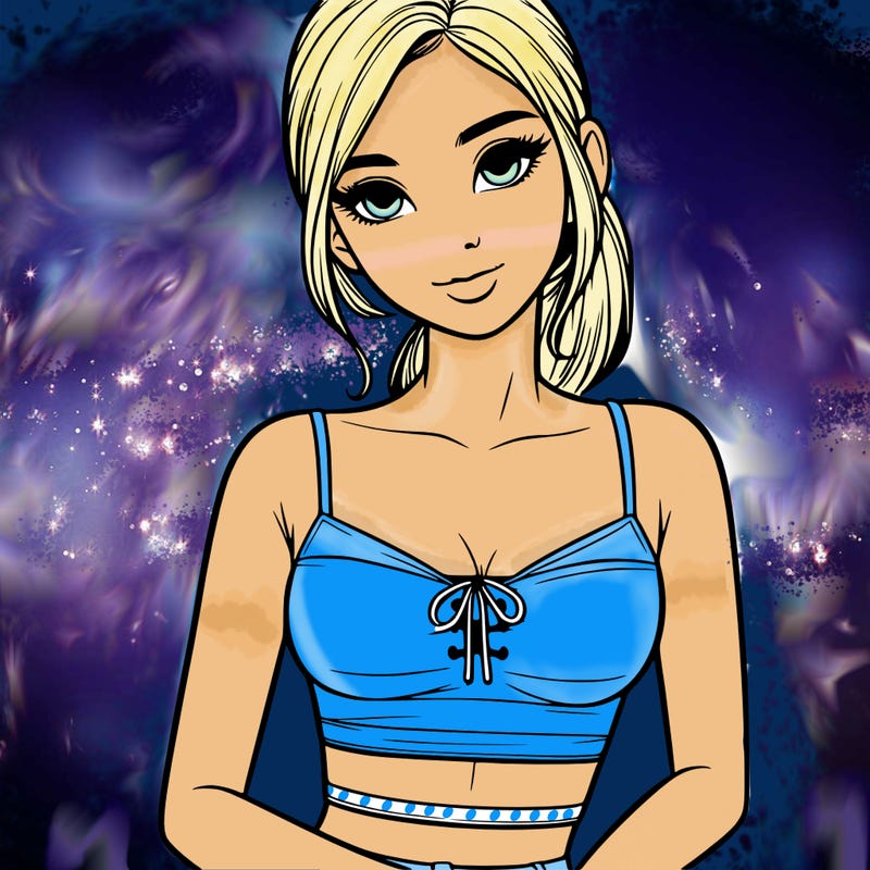 realistic girl with crop top