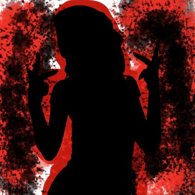 realistic teenage girl with braids and a beanie and crop top doing 🫶🏼