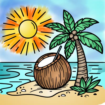 summer  coconut