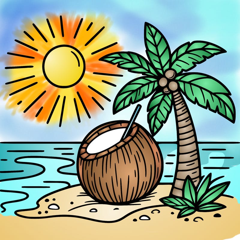 summer  coconut