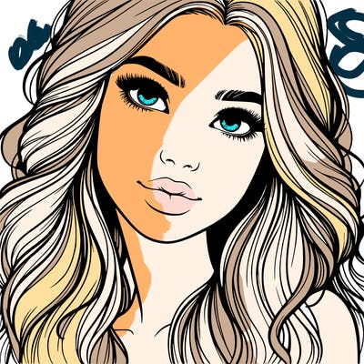 beautiful realistic girl