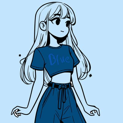 girl in a cute crop top