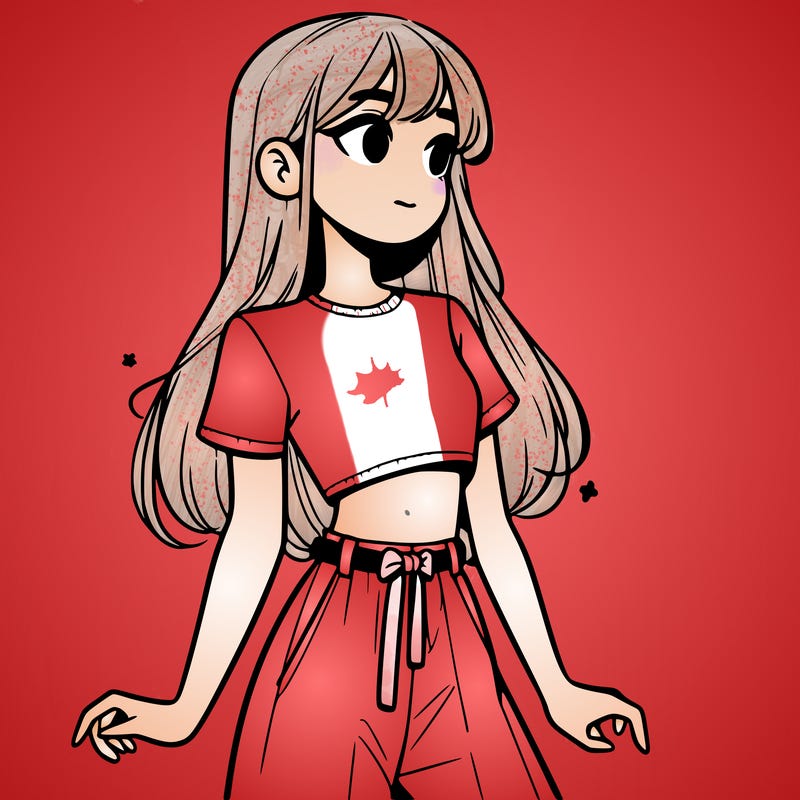 girl in a cute crop top