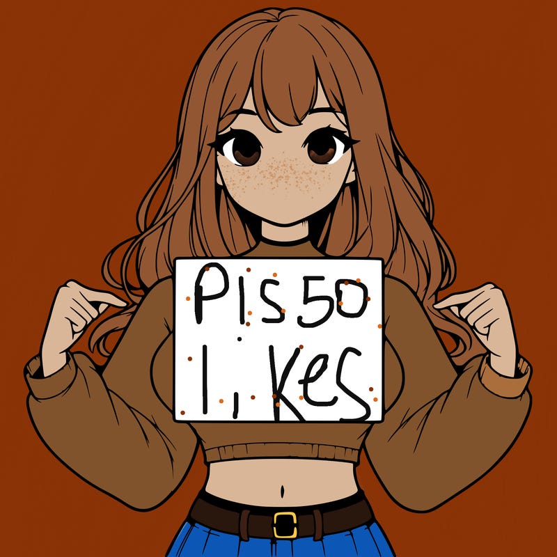 girl holding a blank sign in a long sleeve crop top