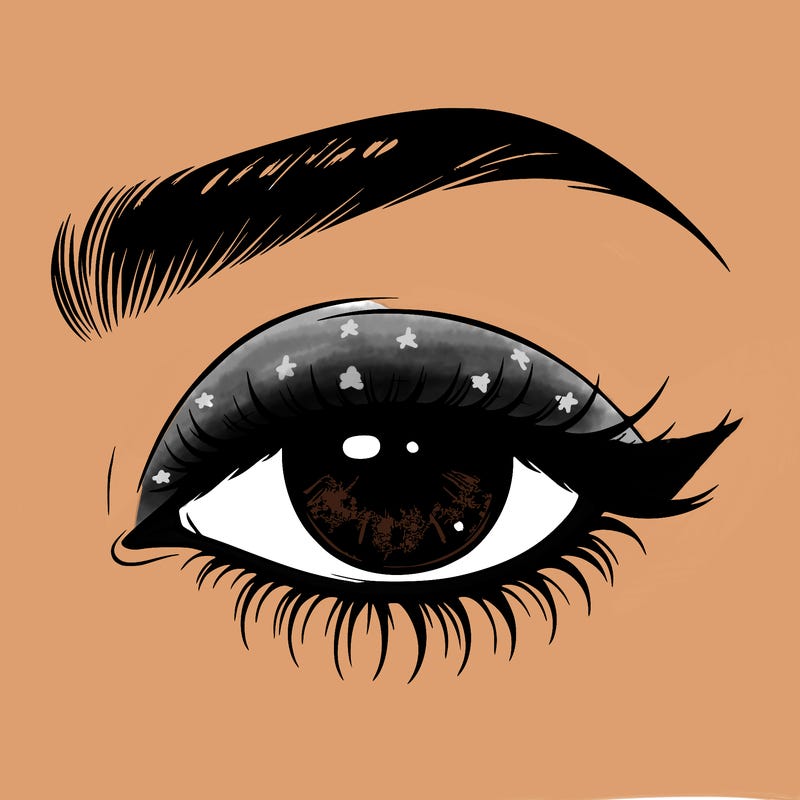 eye closed realistic