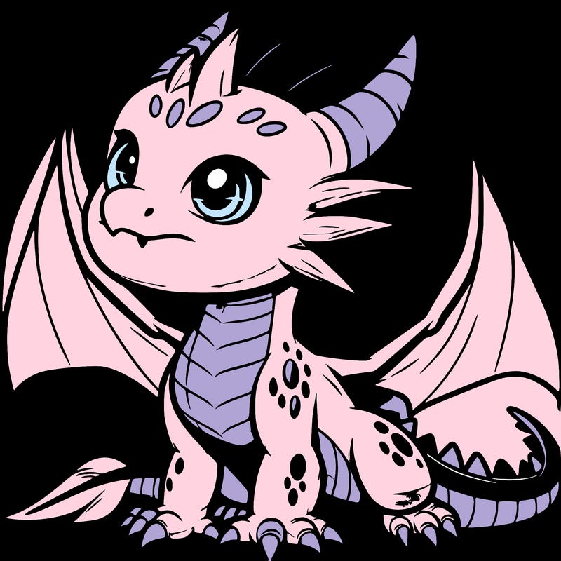 fierce baby night dragon
