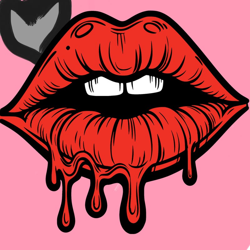 lips that look realistic and drip