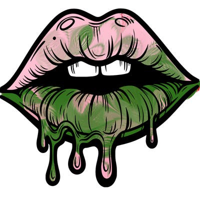 lips that look realistic and drip