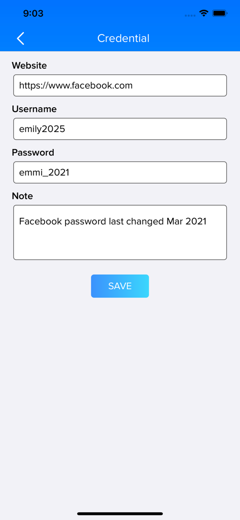 Dual Accounts - Parallel Space - Credential entry screen in Dual Accounts Parallel Space app