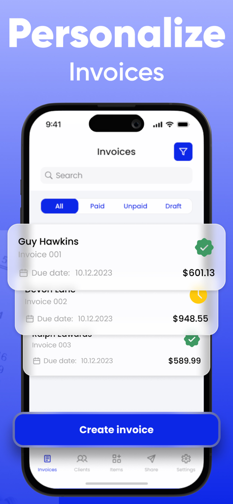 Invoice Maker・Estimate・Receipt - Business App | MWM