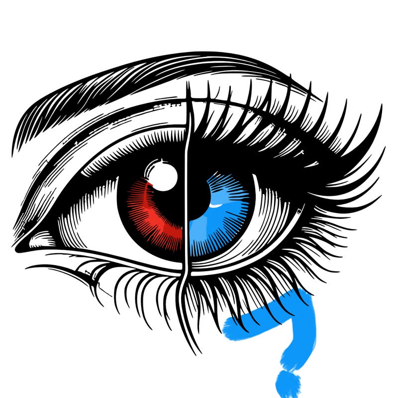 realistic eye split
