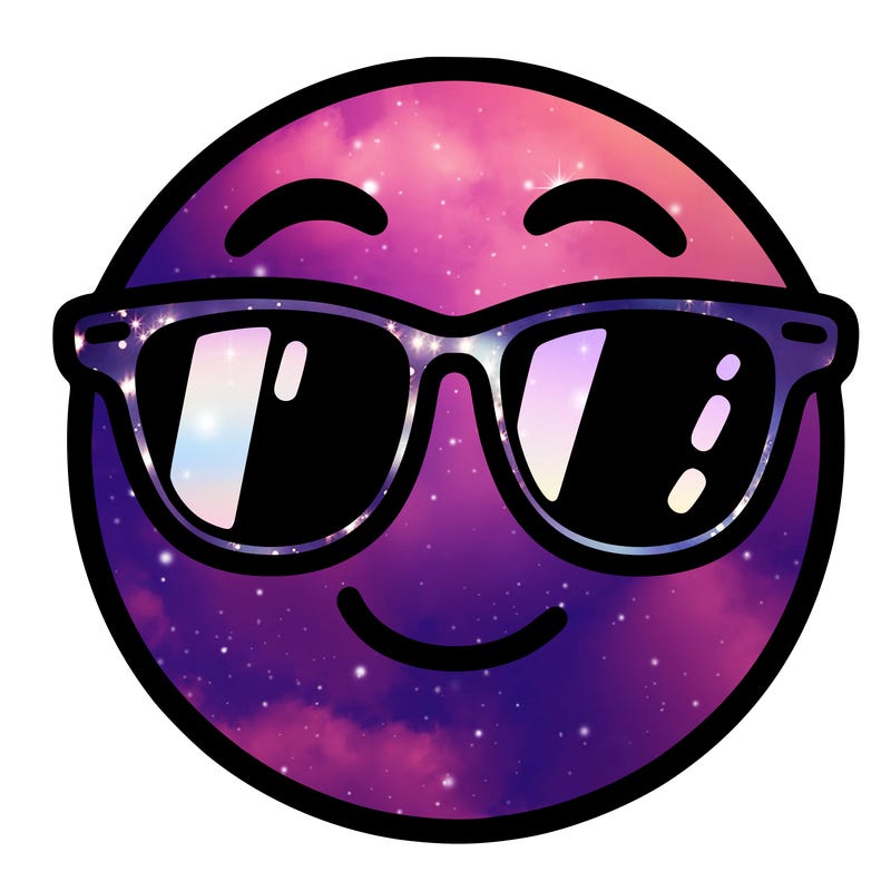emoji with sunglasses