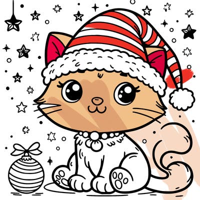 cat christmas