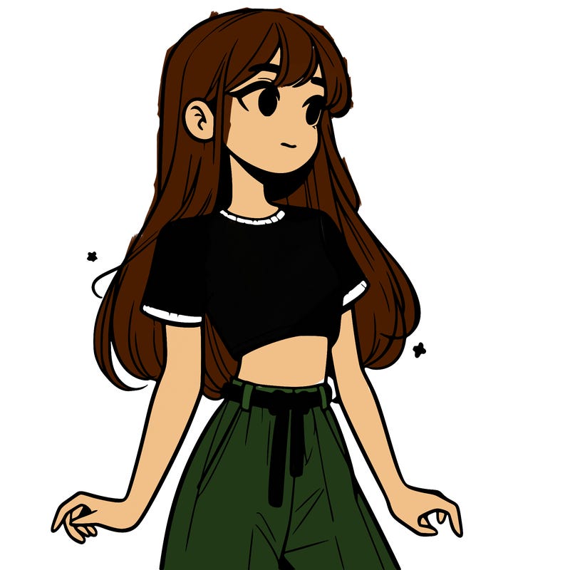 girl in a cute crop top