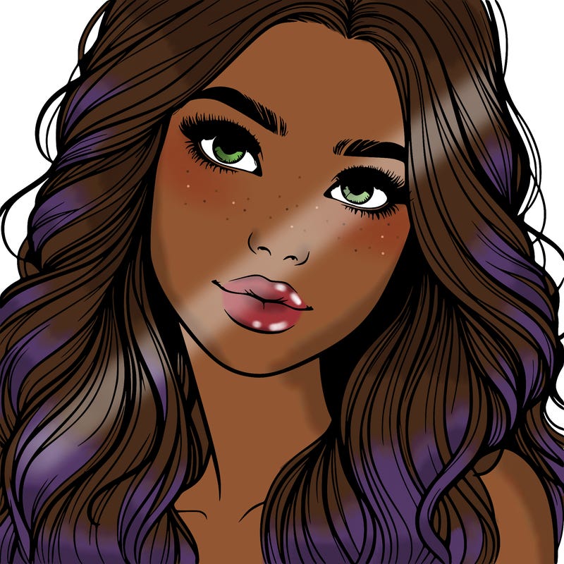 beautiful realistic girl