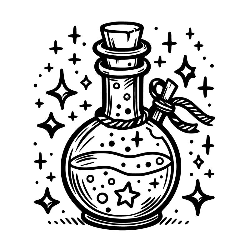 magical potions bottle