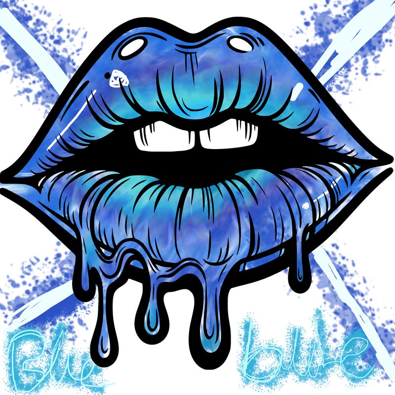 lips that look realistic and drip