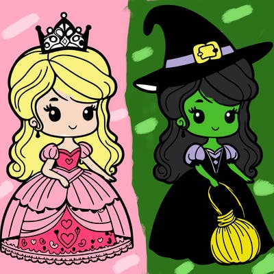 princess as a witch