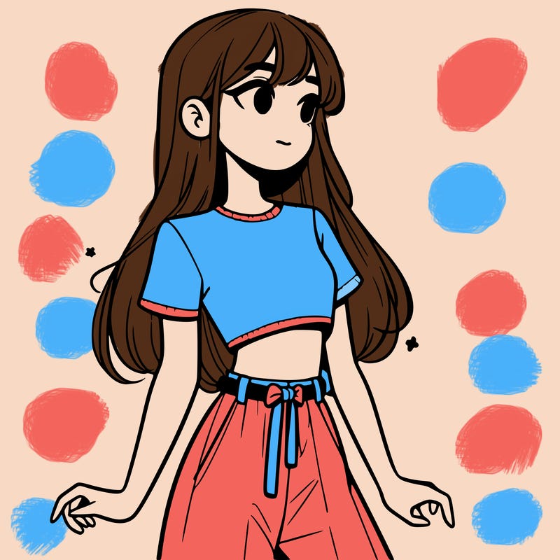 girl in a cute crop top