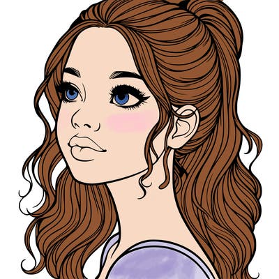 beautiful realistic girl