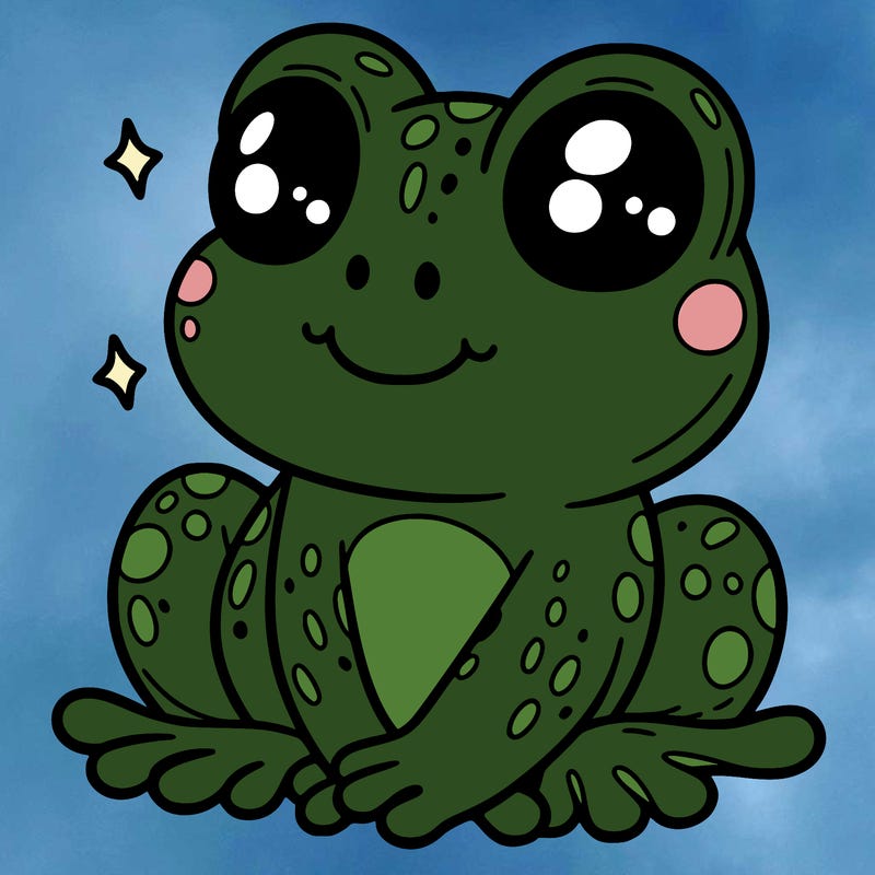 a cute frog