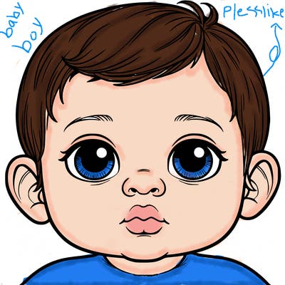 realistic baby
