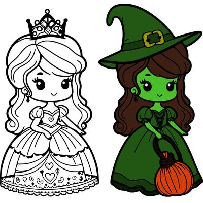 princess as a witch