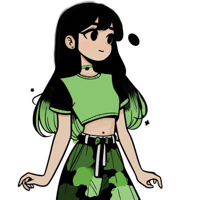 girl in a cute crop top