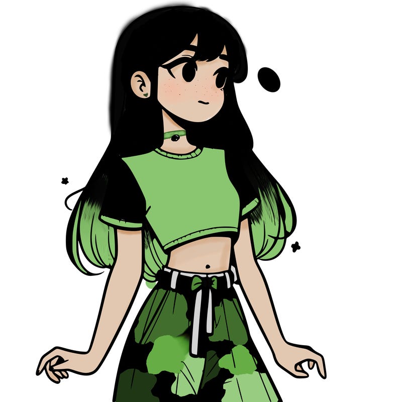 girl in a cute crop top